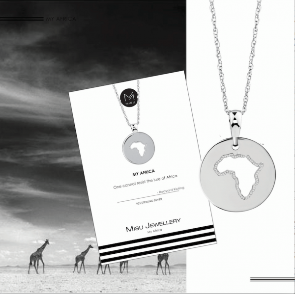 Sterling Silver Africa CZ