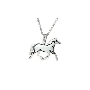 Horse Running - Sterling Silver
