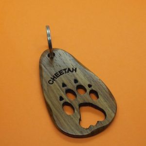 Animal Spoor - Wooden Keyrings