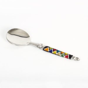 African Meraki - African Gifts -Beaded Stainless Steel Spoon