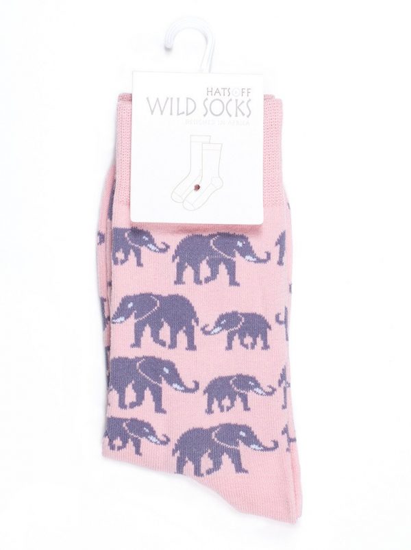 Wild Socks - Elephant Pink