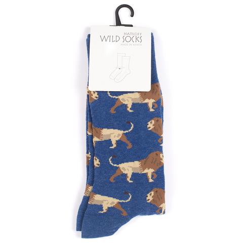 Wild Socks - Lions Olive ⋆ Africanmeraki.co.za ⋆ Socks