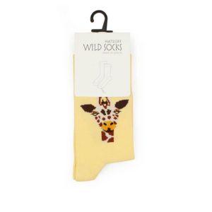 Wild Socks - Giraffe Blue