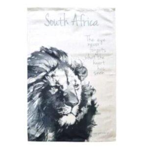 Tea Towel Lion