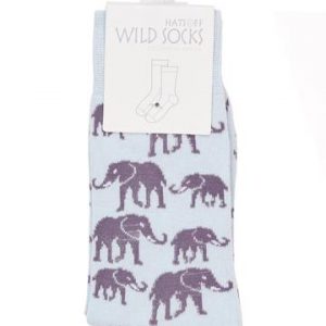 Wild Socks - Elephant blue