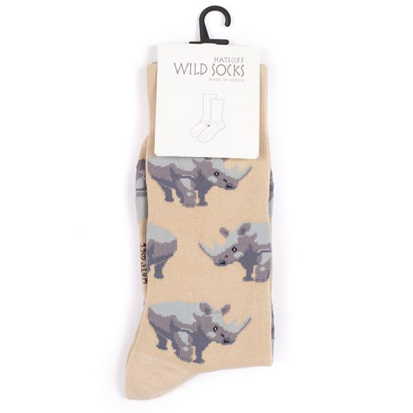 Wild Socks - Rhino Beige