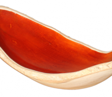 Contemporary Wood Bowl - Long