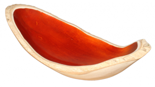 Contemporary Wood Bowl - Long