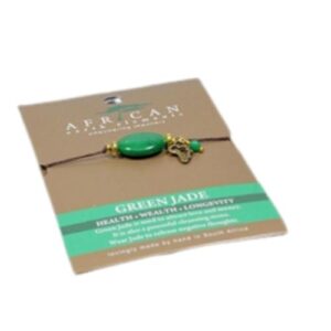 Bracelet Oval Green Jade