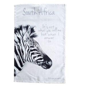 Tea Towel Zebra