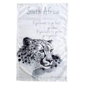 Tea Towel Cheetah