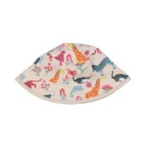 Children's Safari Print Floppy Hat