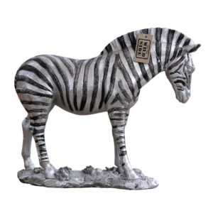 Silver & Black Zebra (36cm)