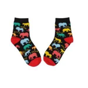 Ladies African Animal Print Socks