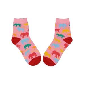 Ladies Africa Animal Socks