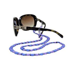 sunglasses Cord Beaded Lilac/Blue