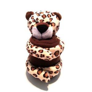 Leopard Soft Toy Babies Blanket