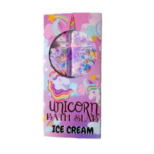 Bath Bomb Unicorn Ice Cream Slab