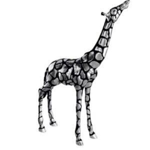 Giraffe Head Up Silver